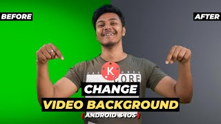 How To Change Video Background In Kinemaster Android amp iOS  Video Ka Background Kaise Change Kare [upl. by Stamata]