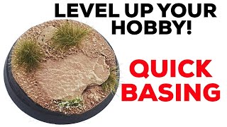 How to base miniatures FAST  Limestone Basing Tutorial [upl. by Lorimer]