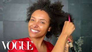 Kat Grahams Natural Hair Beauty Routine  Beauty Secrets  Vogue [upl. by Ahsenahs]