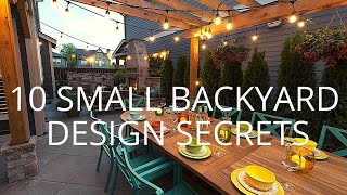 Small Landscape Design Ideas 10 Secrets [upl. by Solraced729]