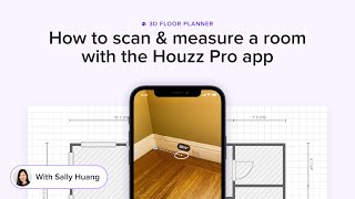 Houzz Pro App 3D Floor Plan Scans [upl. by Shepherd]