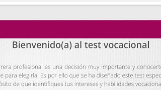 Test Vocacional SEP [upl. by Maharg]