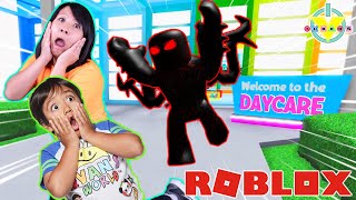 Ryan is a Baby in Roblox Let’s Play Roblox Day Care 2 with Ryan’s Mommy [upl. by Salokcin3]