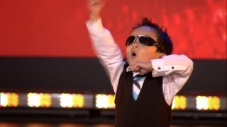 Vierjarige Tristan danst Gangnam style in Belgiums Got Talent [upl. by Aerdnaz381]