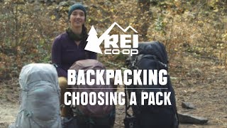 How to Choose Backpacking Packs  REI [upl. by Cheney]