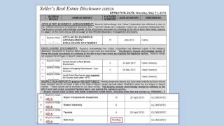 Sales Document Execution Tutorial  Sellers Real Estate Disclosure SRED [upl. by Atterahs446]