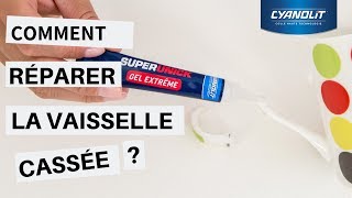 Colle multiusages pour réparer de la vaisselle cassée [upl. by Kevina]