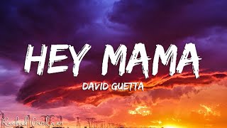 David Guetta  Hey Mama Lyrics [upl. by Chenay]