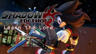 Shadow the Edgehog Edgy Moments  Learn the Lore [upl. by Einttirb]