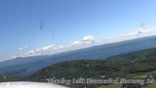 Landing Laconia Airport New Hampshire [upl. by Sivar419]