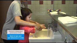 Chaining Hand Washing  Autism Therapy Video [upl. by Gernhard]