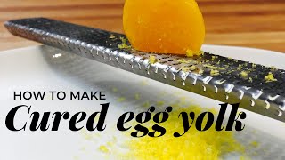 How to make cured egg yolks [upl. by Yatnoj]