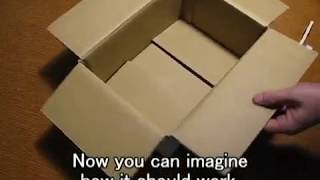 HOW TO MAKE CARDBOARD BOX SMALLER [upl. by Nnayecats317]