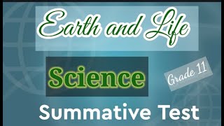 Earth and Life ScienceQ2 Summative test [upl. by Yraht478]