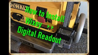 Install amp Demo of Wixey Digital Planer Readout [upl. by Ortrud]