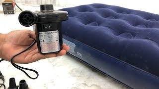 Electric Air Bed Pump Demo  Air mattress pump [upl. by Mair]