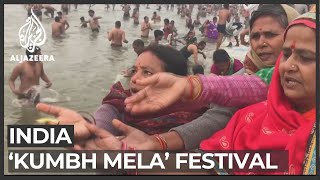 India holds massive ‘Kumbh Mela’ festival amid COVID worries [upl. by Ingaberg566]