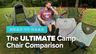 The BEST CAMPING CHAIR in 2022 An HONEST Comparison  GIVEAWAY [upl. by Sweeney]