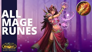 WoW SOD All Mage Rune Locations Guide [upl. by Maynord]