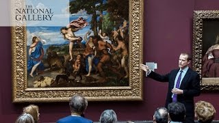 Titian Painting the myth of Bacchus and Ariadne  National Gallery [upl. by Kotz]