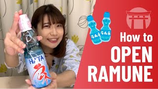 How to Open Ramune 🇯🇵  Japanese Summer Drink [upl. by Nomde]