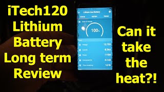 Lithium Battery Long Term Review  itechworld 120 Under Bonnet Installation [upl. by Annahgiel]