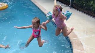 How To Jump In A Pool  Florida Summertime Fun [upl. by Mcquoid]