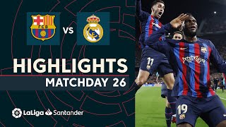 Resumen de FC Barcelona vs Real Madrid 21 [upl. by Annodas]