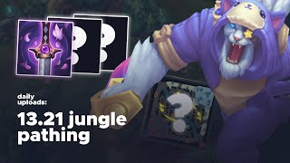 Rengar Jungle 1321 Pathing And Build Mini Guide [upl. by Osswald]