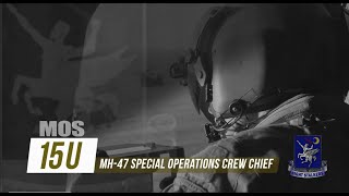 Go160thSOAR Service in the 160th 15U NRCM Crew Chief [upl. by Atahs]