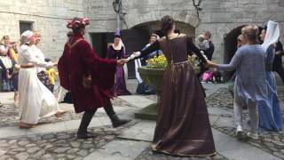 Medieval dance teaching [upl. by Elum818]