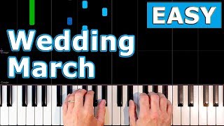 Mendelssohn  Wedding March  EASY Piano Tutorial [upl. by Einaled930]