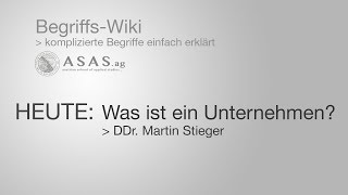 Was ist ein Unternehmen [upl. by Akemit]