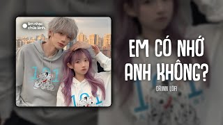 Em Có Nhớ Anh Không Lofi Ver  Hiya x Orinn  LYRICS VIDEO [upl. by Eocsor233]