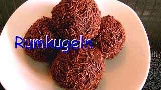 Rumkugeln wie vom Bäcker  Selbst gemacht  Rezept auch für Kinder [upl. by Aliuqet]