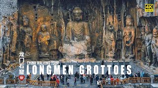 Longmen Grottoes Walking Tour The Wonder of Over 100000 Buddha Statues  Luoyang China  4K HDR [upl. by Chrystel]