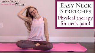 Neck Stretches  Neck Pain Relief That Works [upl. by Aerdnna]