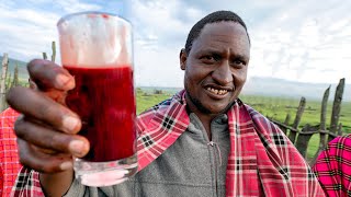 Africas SCARIEST Breakfast Tribal Food with the Maasai in Tanzania [upl. by Emelina533]