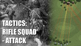 Tactics of the WWII US Army Infantry Rifle Squad – Attack [upl. by Oulman]