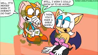 Sonic Girls Farting Comics Career Choices voiced [upl. by Novj]