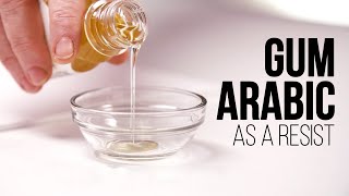 Tutorial  How to use GUM ARABIC as a resist [upl. by Bourne983]