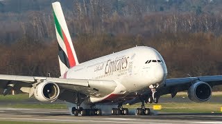 20 AIRBUS A380 LANDINGS and DEPARTURES  Airbus 380 compilation [upl. by Lesley716]