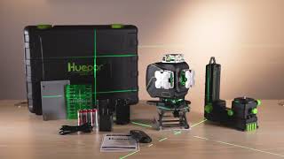 Huepar 4D Cross Line Laser Level S04CG Review [upl. by Armin]