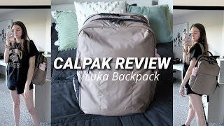 CALPAK LUKA BACKPACK REVIEW [upl. by Faria473]