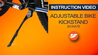 BVKA76 Installation Guide  Bike Kickstand  HowTo [upl. by Llehsyar828]