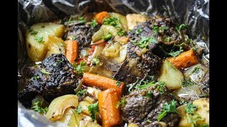 How to Make Slow Cooker Short Ribs  I Heart Recipes [upl. by Yddor3]