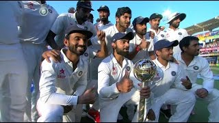 India awarded ICC Test Championship Mace [upl. by Ahsar]