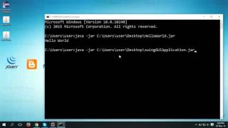 How to Run a jar File from Command Prompt [upl. by Annoif]