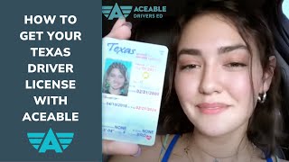 How to Get Your Texas Drivers License with Aceables Online Drivers Ed [upl. by Ardnuaet193]