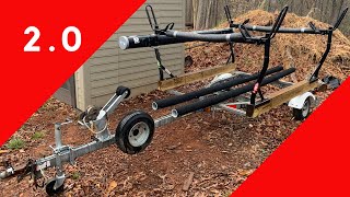 Kayak Trailer Build Version 20 [upl. by Moishe]